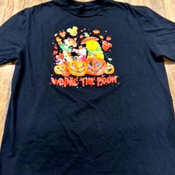 "WINNIE THE POOH" Halloween‎ T-Shirt, Size XL,Pumpkins,Disney - Picture 3 of 11